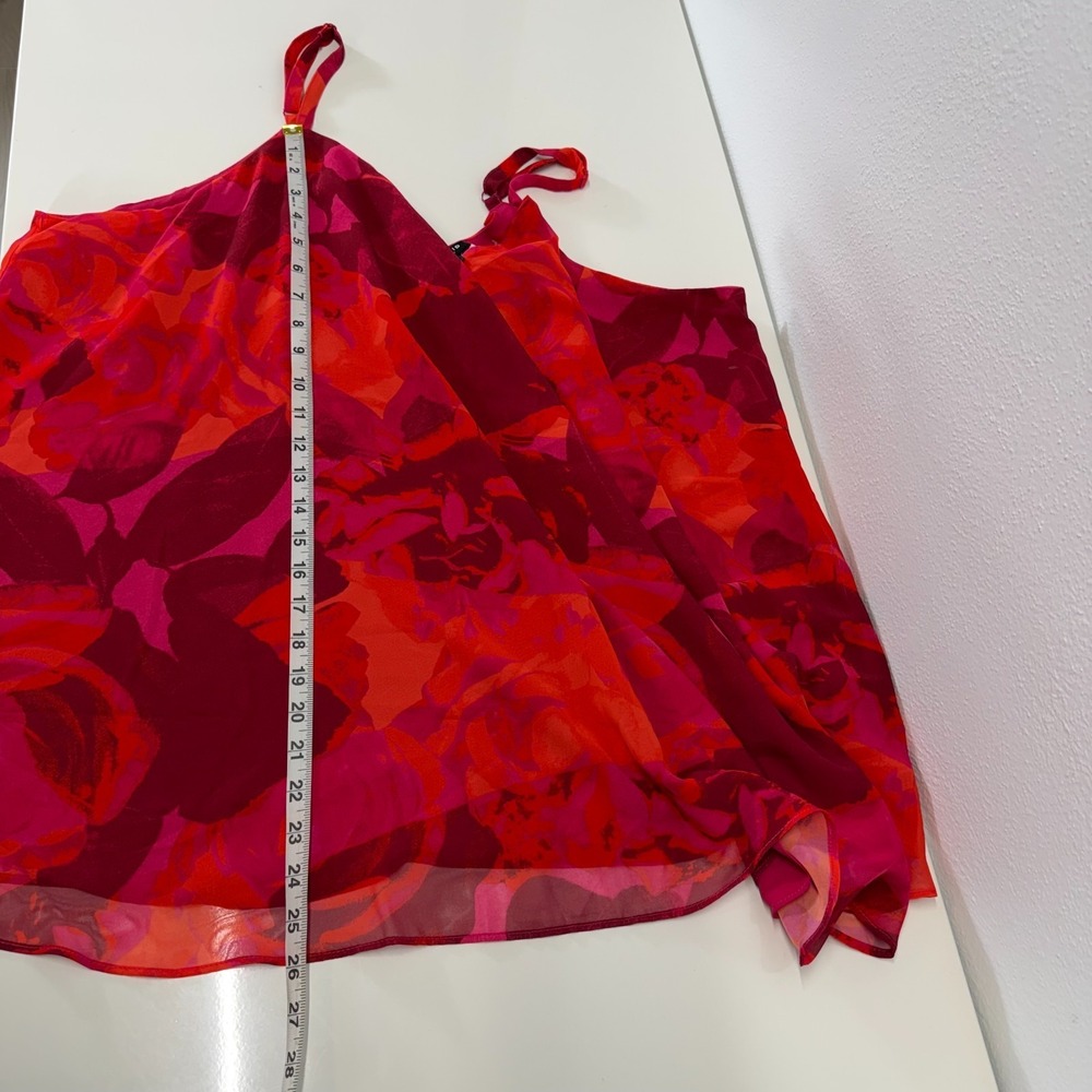 Torrid NWT Sophie Shady Rose Floral Chiffon‎ Swing Cami 5X Coquette Soft Girl - Picture 8 of 8